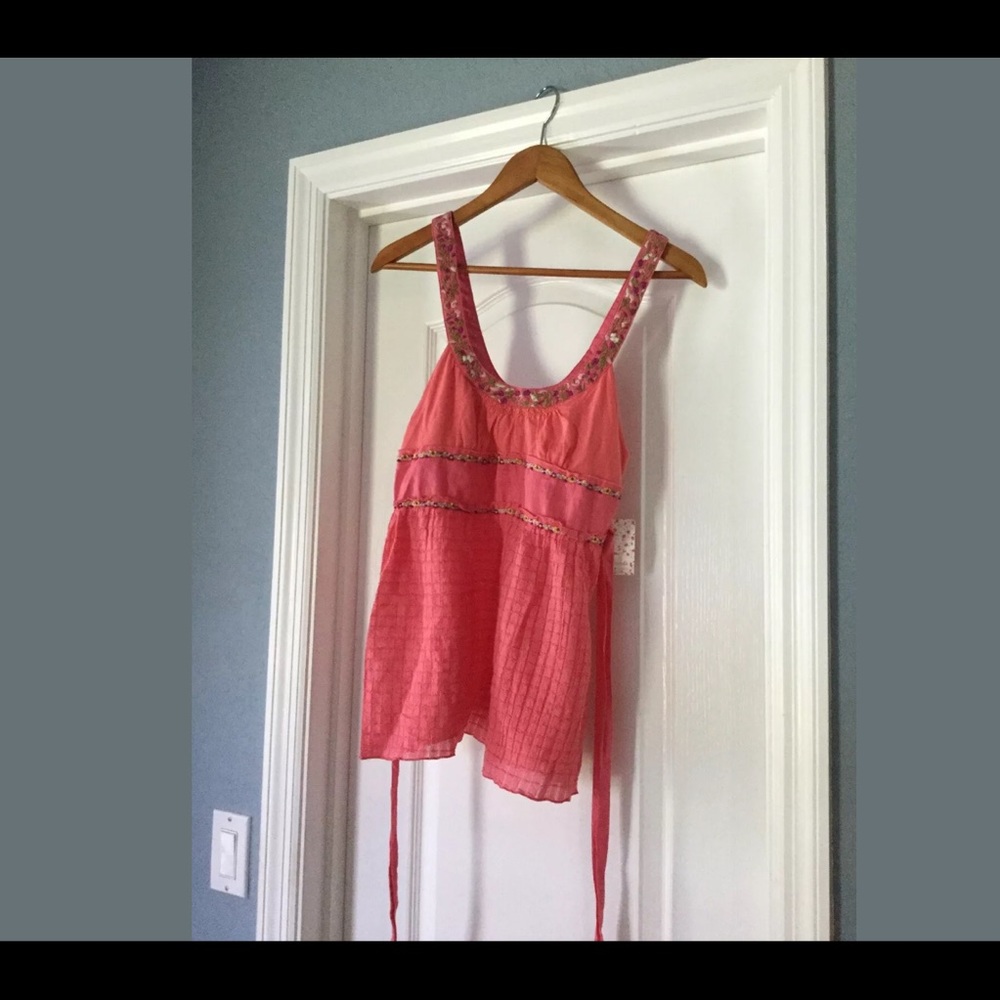 Free People Embroider Flower Tank Top NWT (S) 4